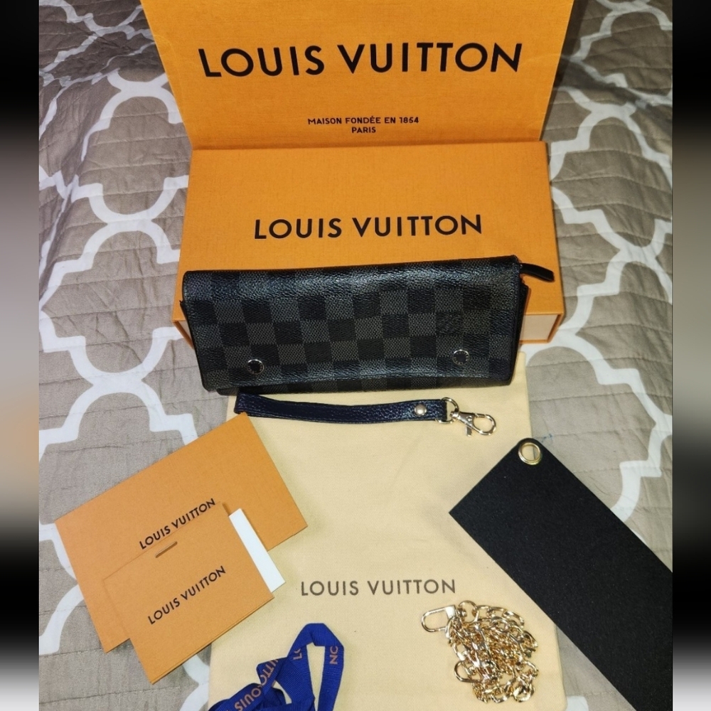 Louis Vuitton Damier Graphite Portefeuille Modular Wallet DATE STAMP MI4089